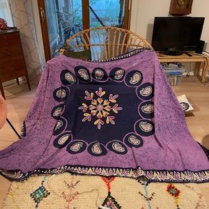 IN USE Large Indian Mandala Wall Hanging